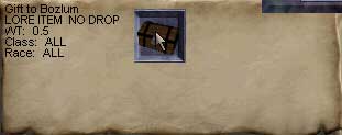Gift to Bozlum